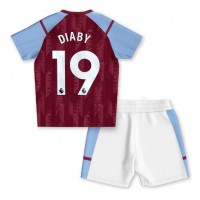 Maglie da calcio Aston Villa Moussa Diaby #19 Prima Maglia Bambino 2023-24 Manica Corta (+ Pantaloni corti)